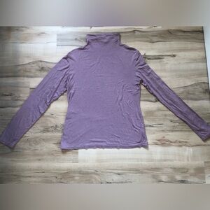 Dynamite Lilac Long Sleeve Turtleneck Top